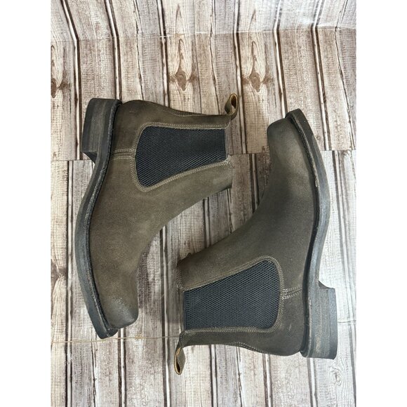Frye Conway Suede Leather Chelsea Boots Size 10.5 Color Grey Brand New Mspr $328 - Picture 4 of 8